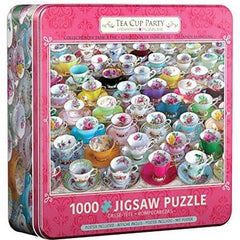 Eurographics Tea Cup Party Tin Jigsaw Puzzle (1000 Pieces)