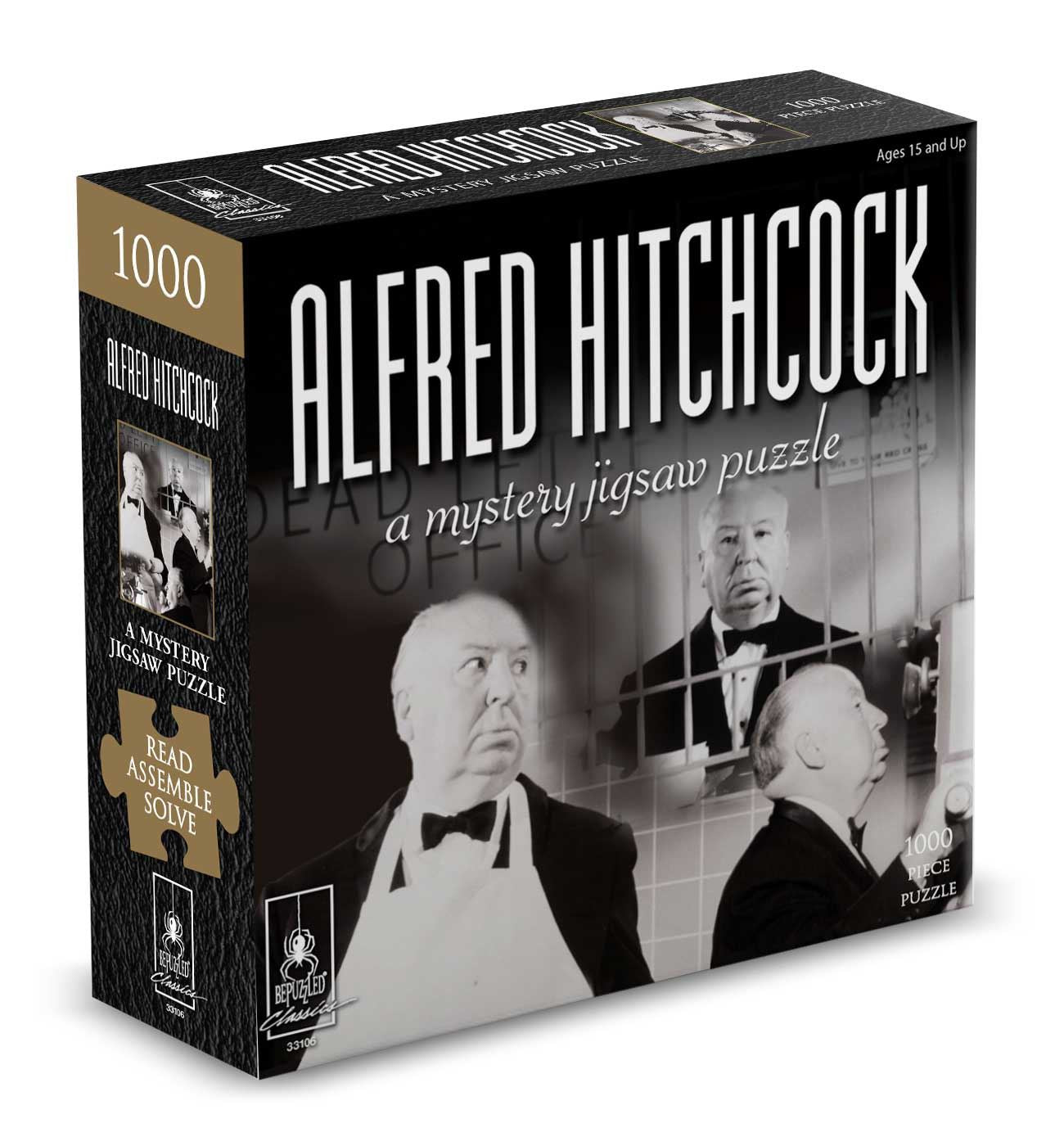 Alfred Hitchcock Mystery Jigsaw Puzzle (1000 Pieces)
