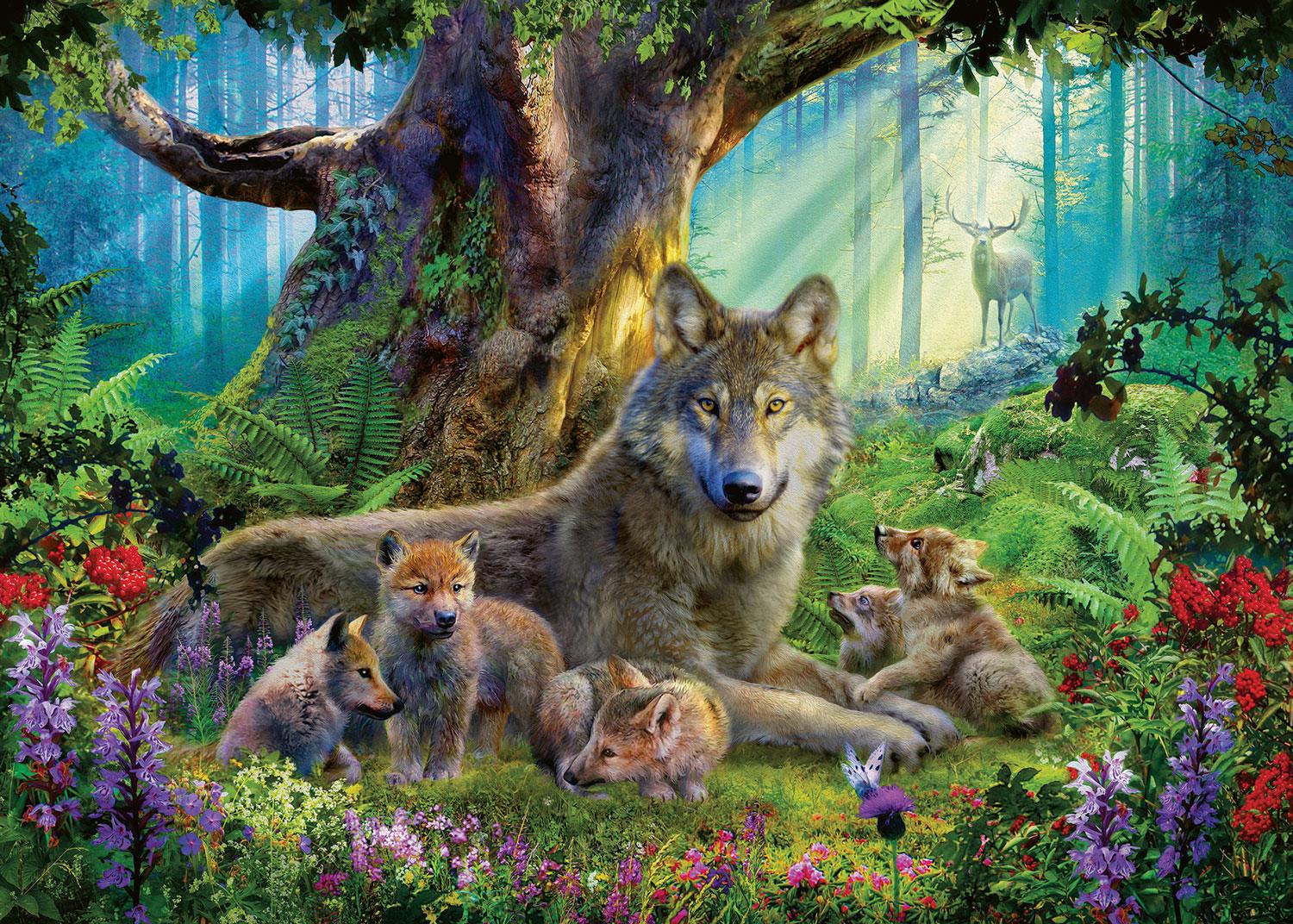 Ravensburger Wolves in the Forest Jigsaw Puzzle (1000 Pieces)