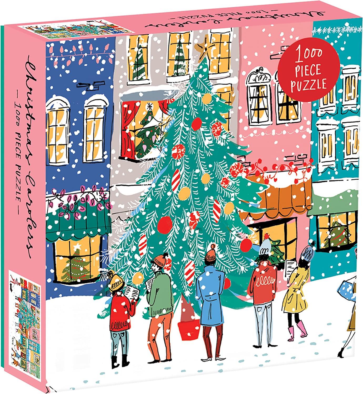Galison Christmas Carolers Jigsaw Puzzle (1000 Pieces)