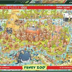 Heye Funky Zoo Australian Habitat, Degano Jigsaw Puzzle (1000 Pieces)