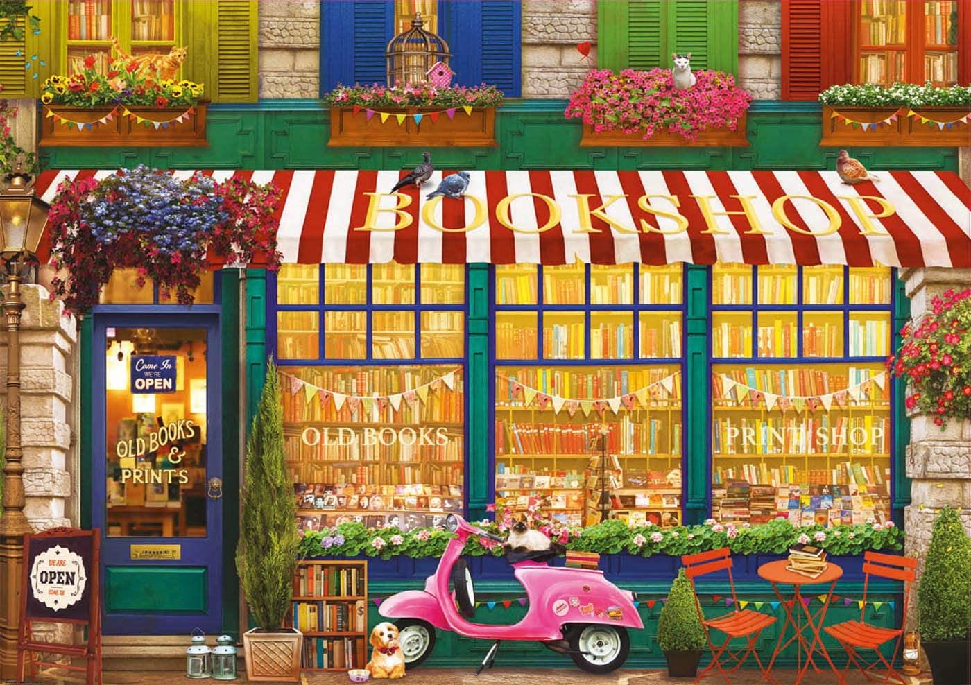 Educa Vintage Bookshop Jigsaw Puzzle (4000 Pieces)
