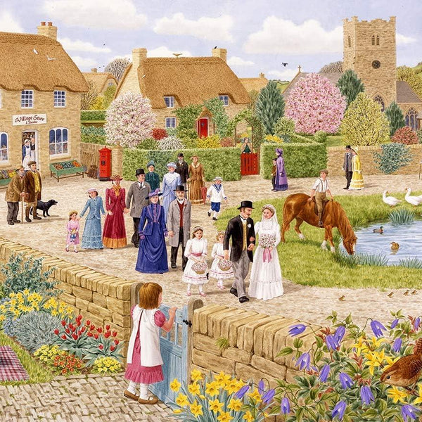Village Wedding - Sarah Adams Jigsaw Puzzle (500 XL Pieces)