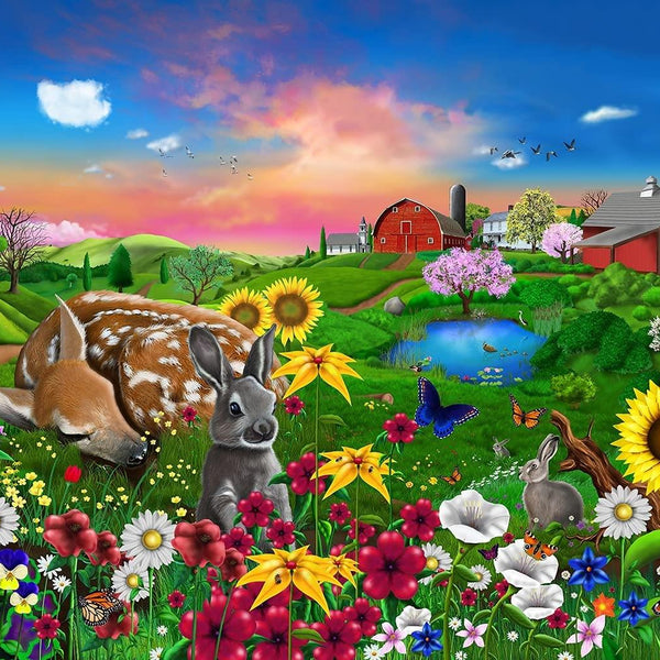 Peaceful Pastures  Jigsaw Puzzle (500 Pieces)