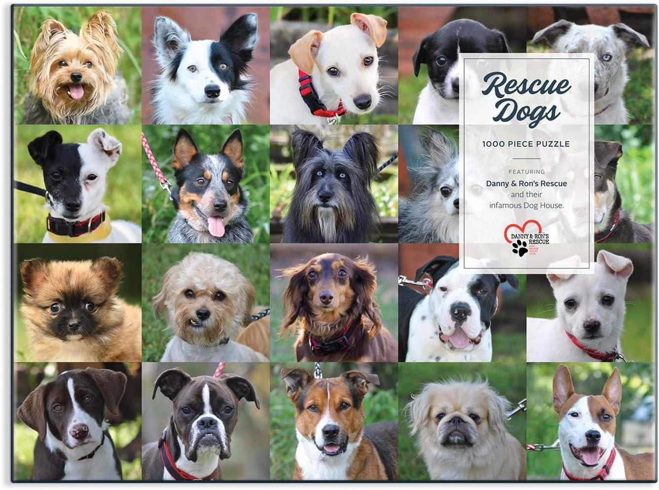 Galison Rescue Dogs Jigsaw Puzzle (1000 Pieces)