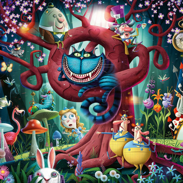Ravensburger Almost Everyone is Mad (Alice in Wonderland) Jigsaw Puzzle (1000 Pieces)