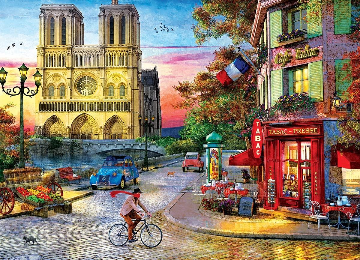Eurographics Notre Dame Sunset, Dominic Davison Jigsaw Puzzle (1000 Pieces)
