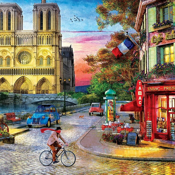 Eurographics Notre Dame Sunset, Dominic Davison Jigsaw Puzzle (1000 Pieces)
