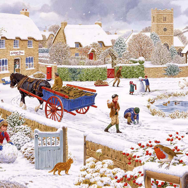 Winter Village - Sarah Adams Jigsaw Puzzle (1000 Pieces)