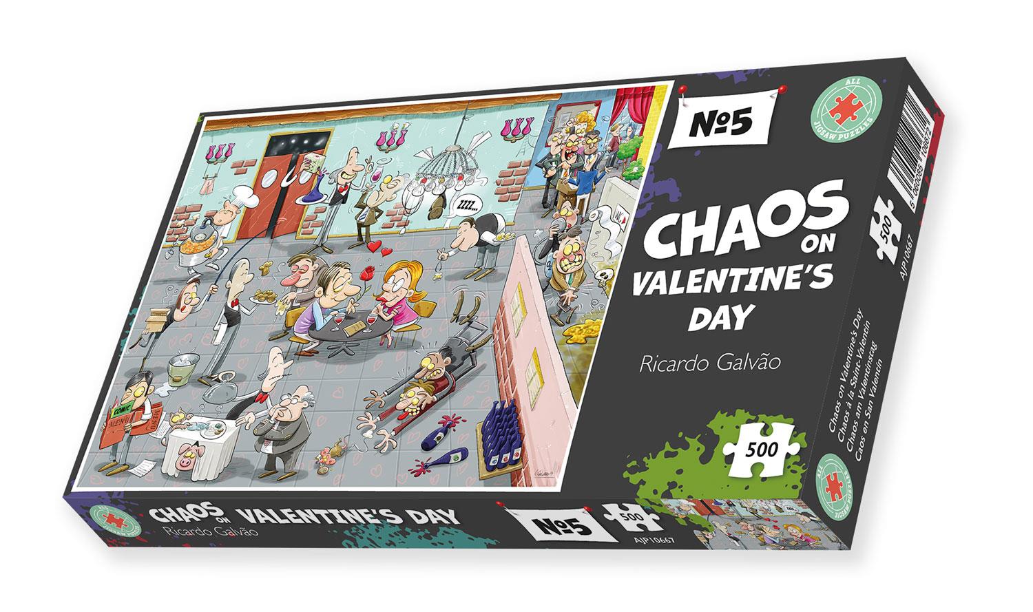 Chaos on Valentine's Day Jigsaw Puzzle - Chaos no.5 (1000 Pieces)