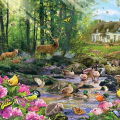 Gibsons Woodland Glade Jigsaw Puzzle (1000 Pieces)