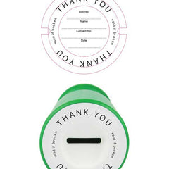 10 Security Seals / Labels for Eco Charity Money Collection Boxes