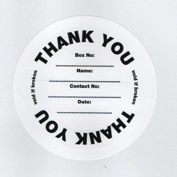 10 Security Seals / Labels for Eco Charity Money Collection Boxes