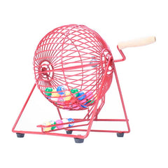 Medium Bingo Cage with 22mm Balls & Checkboard