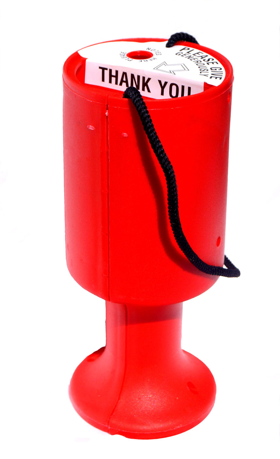 Round Handheld Plastic Charity Collection Box – PDK