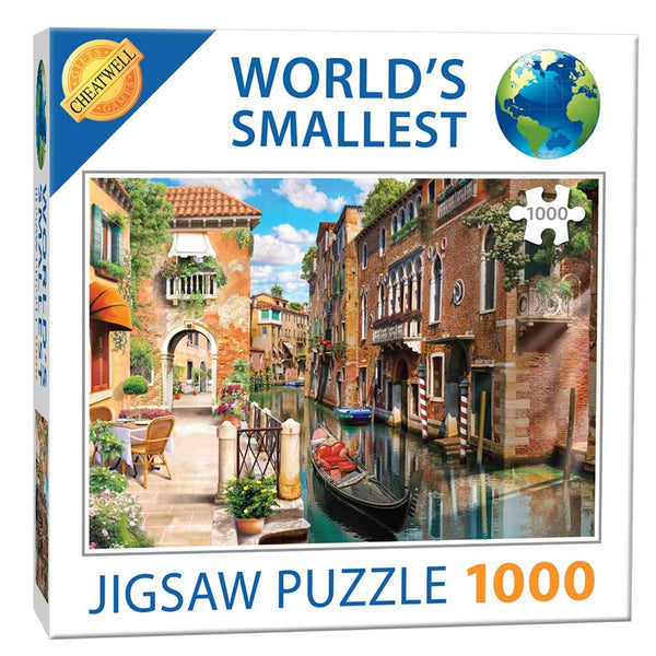 World's Smallest 1000 Piece Jigsaw Puzzle - Venetian Canals (1000 Pieces)