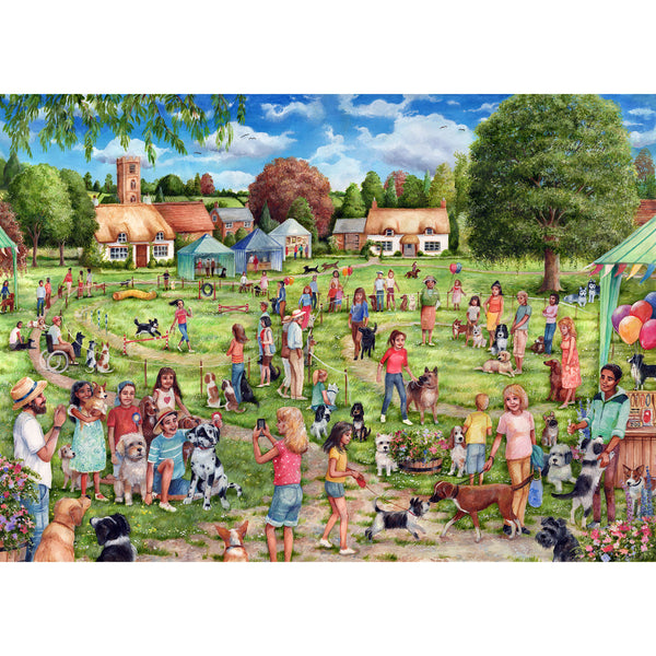 Gibsons The Village Dog Show Jigsaw Puzzle (1000 Pieces)