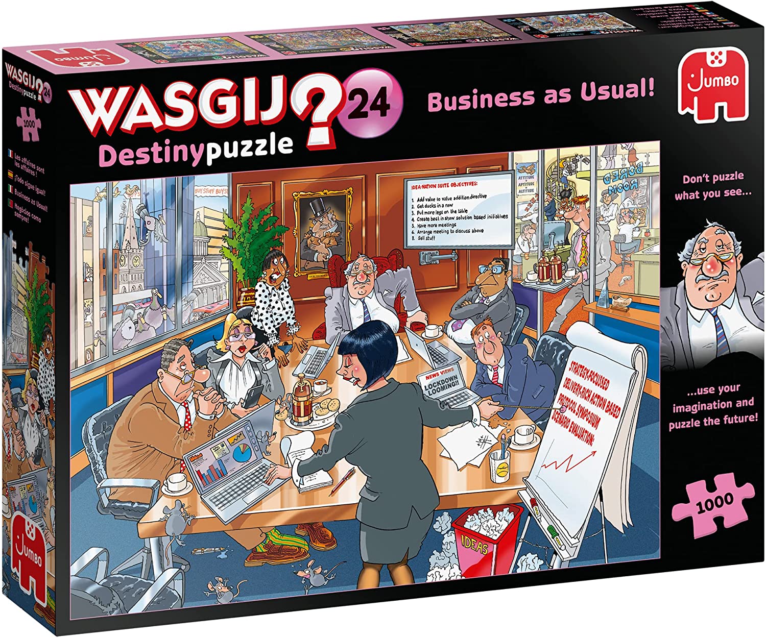 Wasgij Destiny 24 Business as Usual! Jigsaw Puzzle (1000 Pieces)