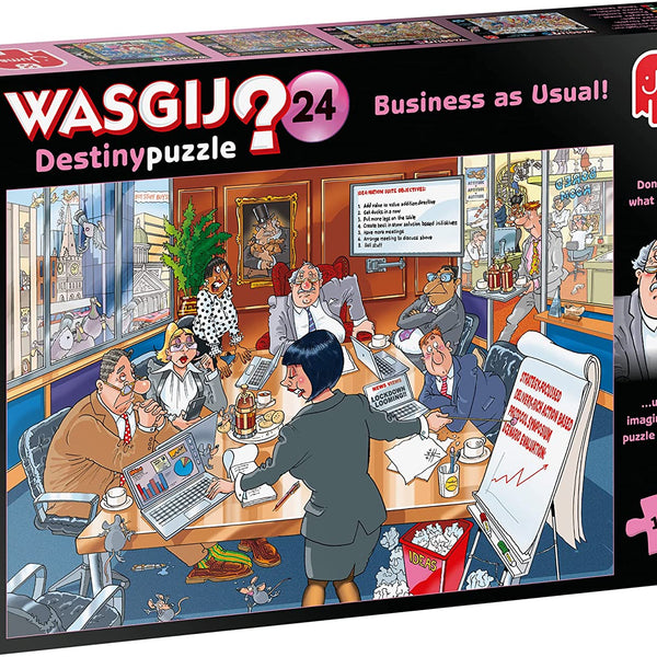 Wasgij Destiny 24 Business as Usual! Jigsaw Puzzle (1000 Pieces)