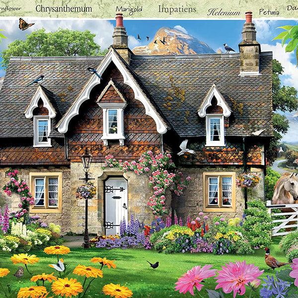 Ravensburger Country Cottage No.15 - Hillside Cottage Jigsaw Puzzle (1000 Pieces)