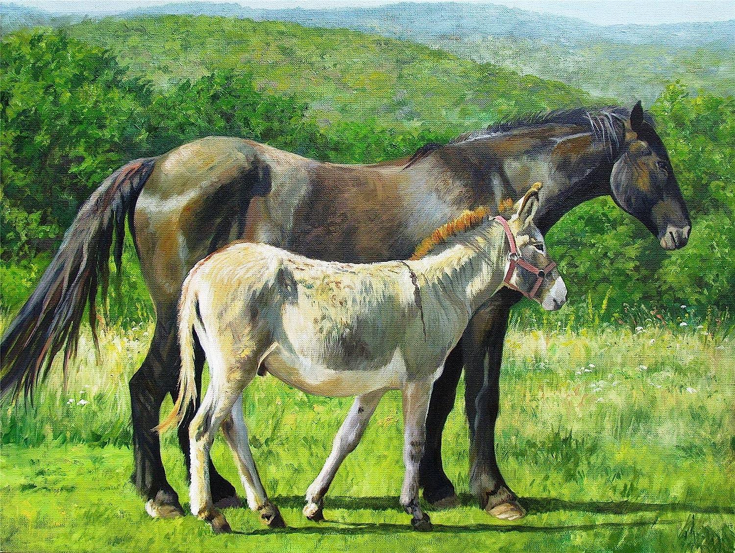 Stable Companions,  Gill Erskine-Hill  Jigsaw Puzzle (1000 Pieces)