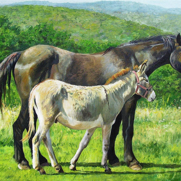 Stable Companions,  Gill Erskine-Hill  Jigsaw Puzzle (1000 Pieces)