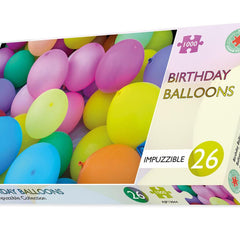 Birthday Balloons - Impuzzible No. 26 - Jigsaw Puzzle (1000 Pieces)