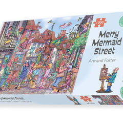 Merry Mermaid Street - Armand Foster Jigsaw Puzzle (1000 Pieces)