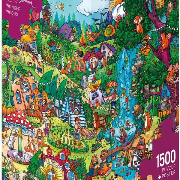 Heye Triangular Wonderwoods, Berman Jigsaw Puzzle (1500 Pieces)