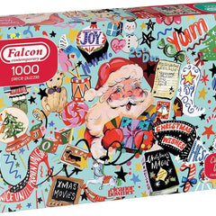 Falcon Contemporary Christmas Wishes Jigsaw Puzzle (1000 Pieces)