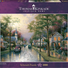Schmidt Thomas Kinkade: Hometown Morning Jigsaw Puzzle (1000 Pieces)