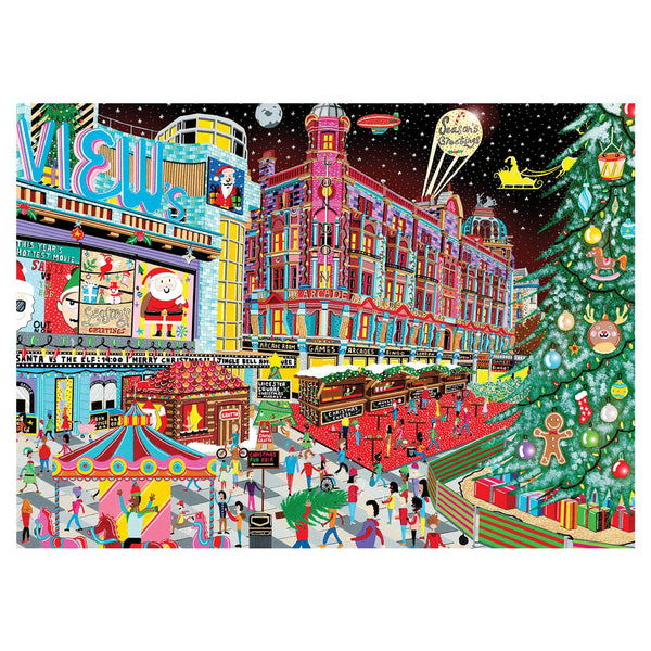 Falcon Contemporary Christmas at Leicester Square Jigsaw Puzzle (1000 Pieces)