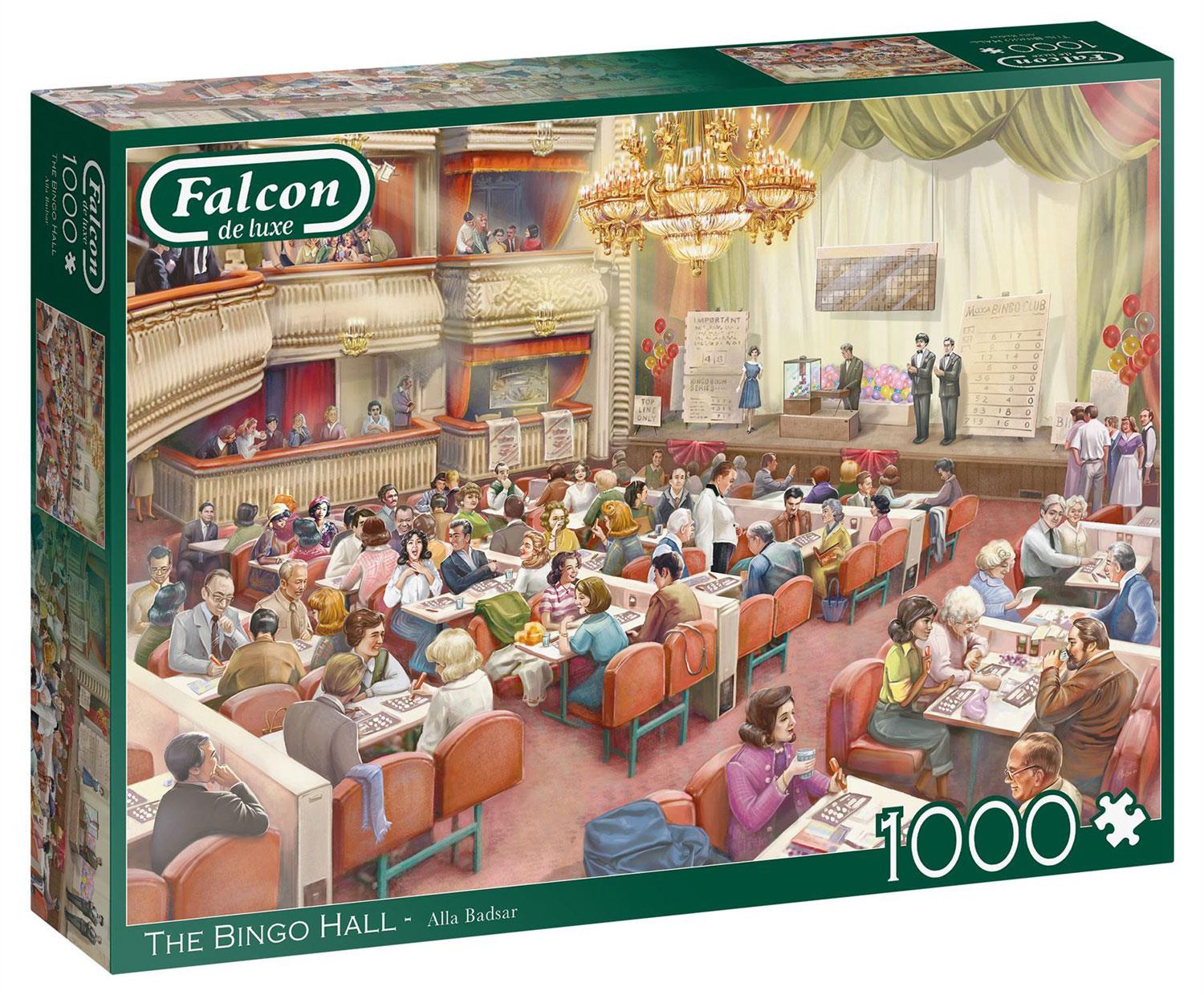 Falcon Deluxe Bingo Hall Jigsaw Puzzle (1000 Pieces)