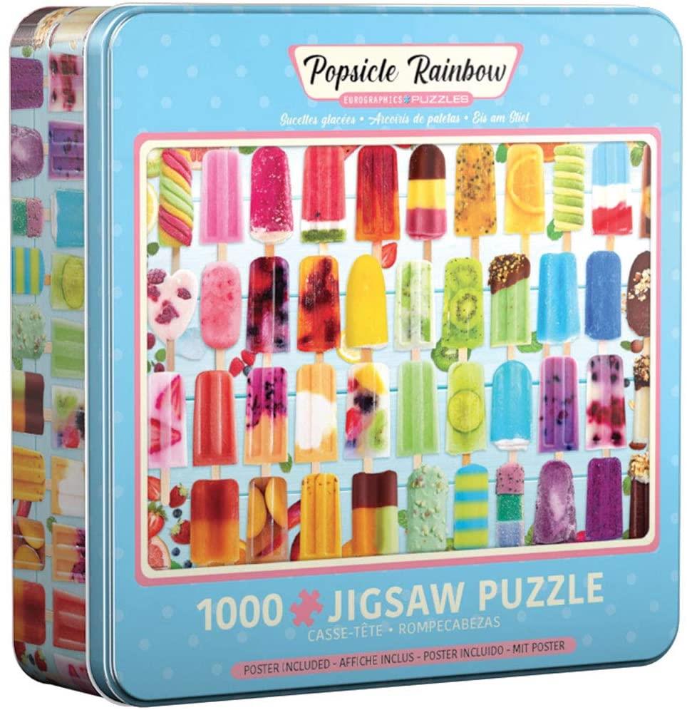 Eurographics, Popsicle Rainbow Tin Jigsaw Puzzle (1000 Pieces)