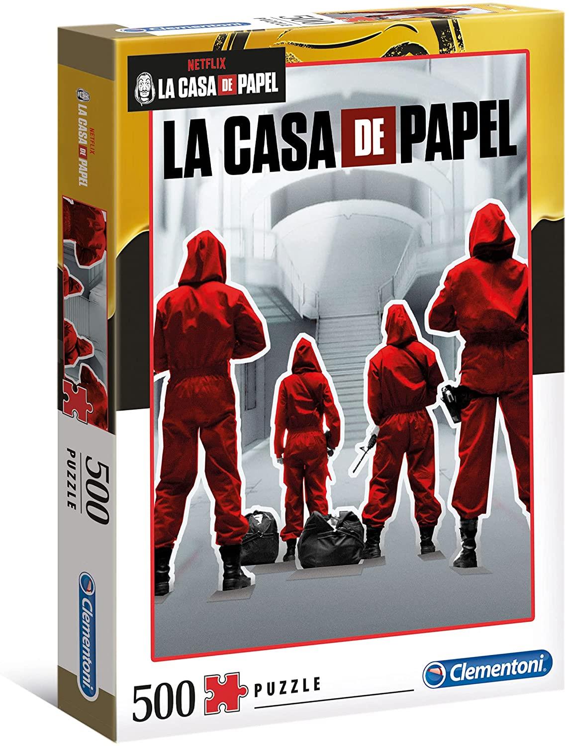 Clementoni La Casa de Papel 1 (Money Heist)  Jigsaw Puzzle (500 Pieces)