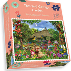 Thatched Cottage Garden Jigsaw Puzzle (500 Pieces)