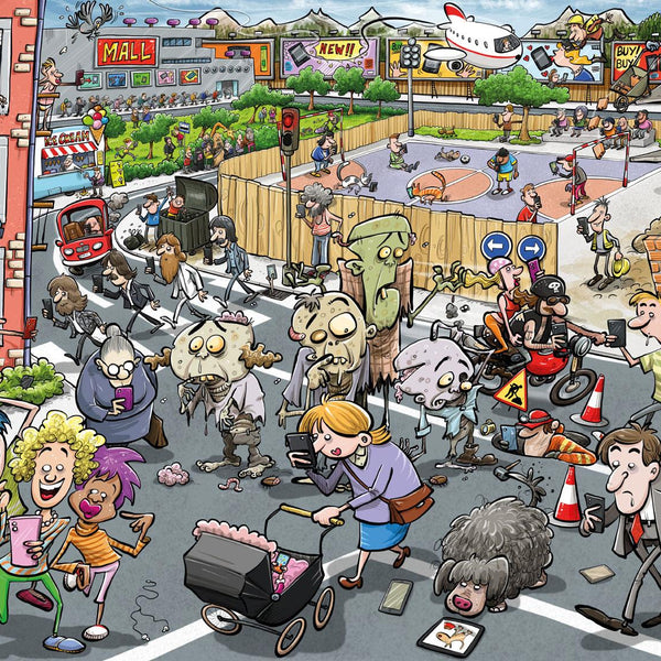 Chaos at Zombieland Jigsaw Puzzle - Chaos no. 22 (1000 Pieces)