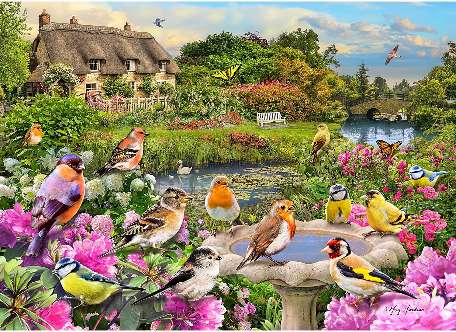 Gibsons Birdsong by the Stream Jigsaw Puzzle (1000 Pieces)