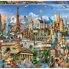 Educa Europe Landmarks Jigsaw Puzzle (2000 Pieces)