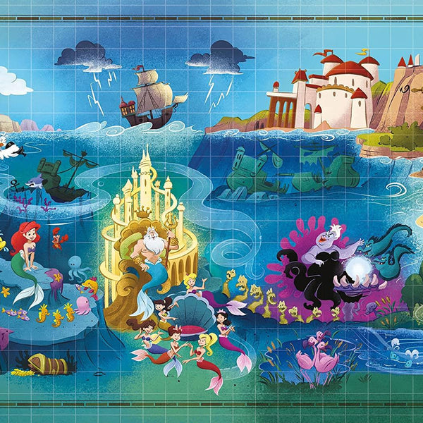 Clementoni Disney Maps Little Mermaid Jigsaw Puzzle (1000 Pieces)