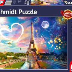 Schmidt Paris Day and Night Jigsaw Puzzle (2000 Pieces)