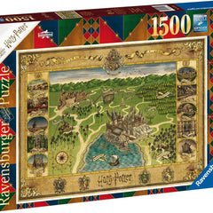 Ravensburger Harry Potter Hogwarts Map Jigsaw Puzzle (1500 Pieces)