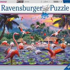 Ravensburger Pink Flamingoes Jigsaw Puzzle (1000 Pieces)