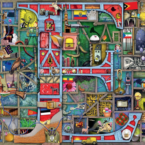 Ravensburger Colin Thompson Awesome Alphabet "E" Jigsaw Puzzle (1000 Pieces)