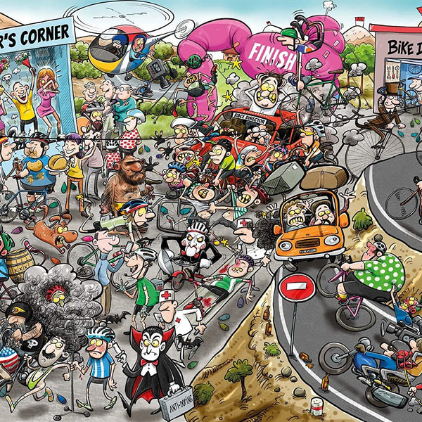 Chaos at the Cycling Tournament - Chaos no. 12 Jigsaw Puzzle (500 Pieces)