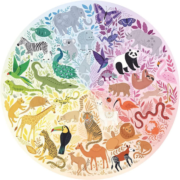 Ravensburger Animals Circles of Colours Circular Jigsaw Puzzle (500 Pieces)