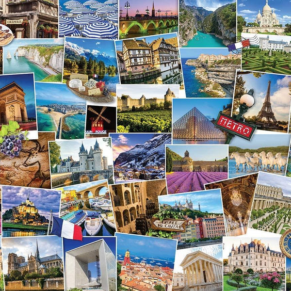 Eurographics Globetrotter France Jigsaw Puzzle (1000 Pieces)