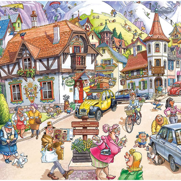 Wasgij Mystery 20 Mountain Mayhem! Jigsaw Puzzle (1000 Pieces)