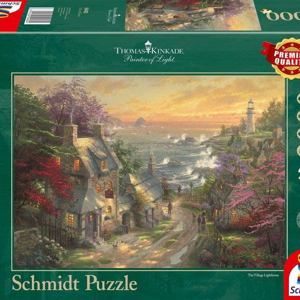 Schmidt Thomas Kinkade The Village Lighthouse Jigsaw Puzzle (3000 Pieces)