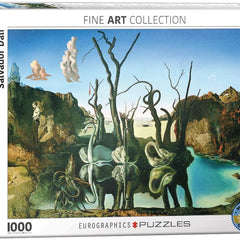 Eurographics Swans Reflecting Elephants Jigsaw Puzzle (1000 Pieces)